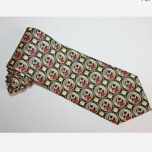 J. Garcia collector's edition pure silk abstract print neck tie